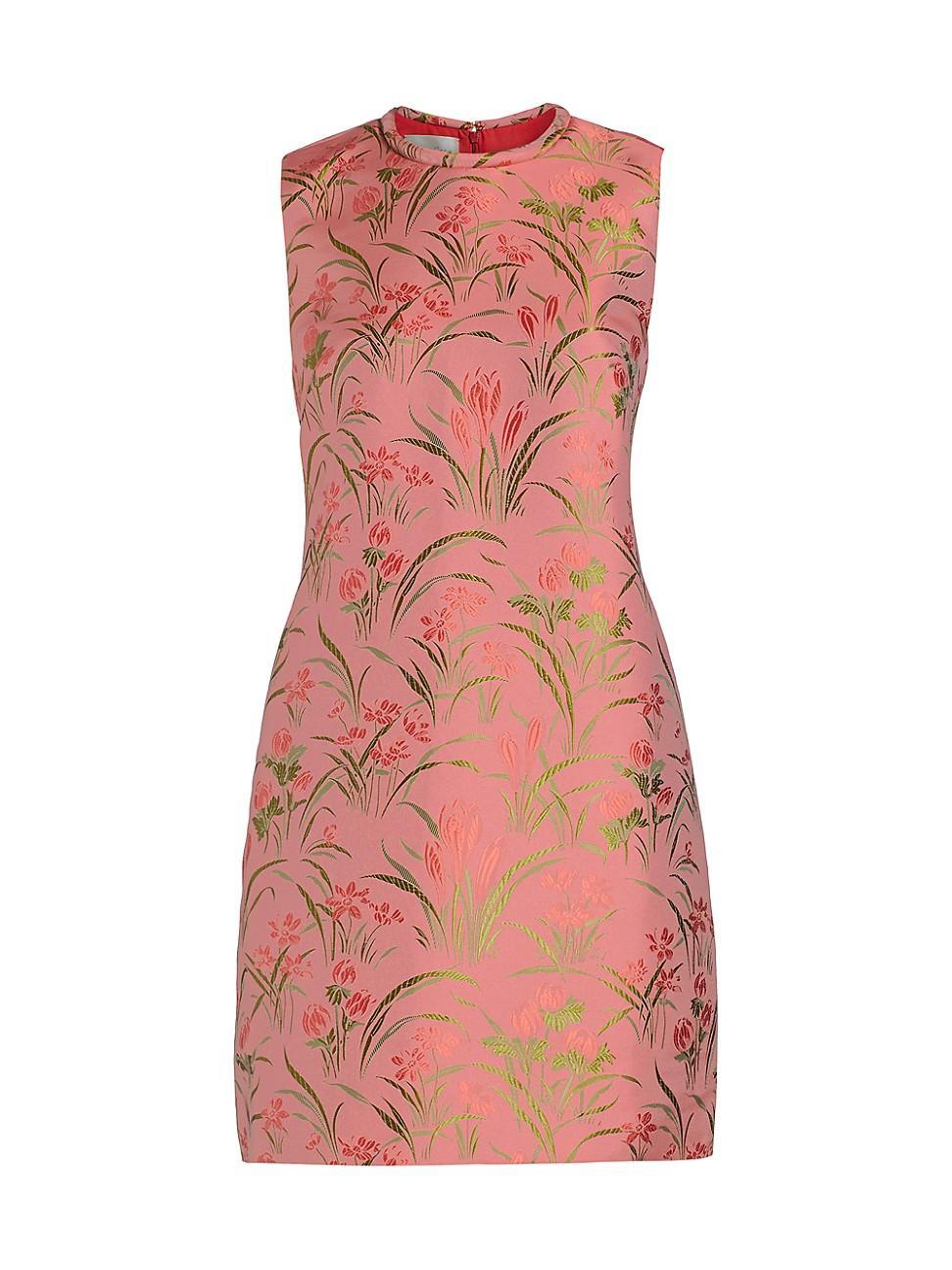 Womens Mackenzie Floral Jacquard Minidress Product Image