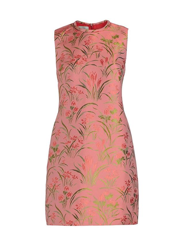 Womens Mackenzie Floral Jacquard Minidress Product Image