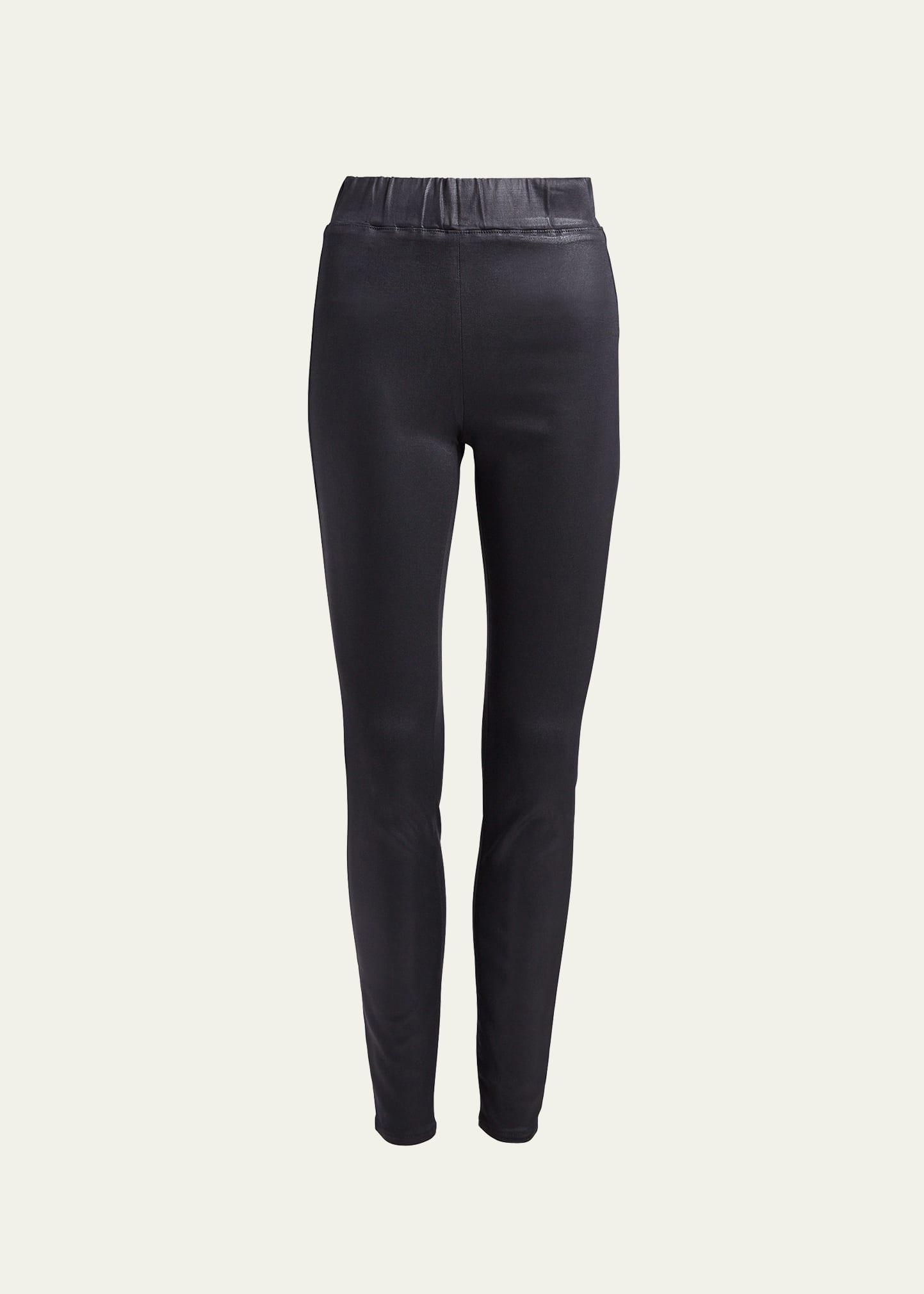 Womens Rochelle High Rise Coated Skinny Leggings Product Image