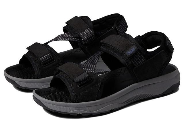 Florsheim Tread Lite River Sandal Knit/Nubuck/Gray Sole) Men's Shoes Product Image