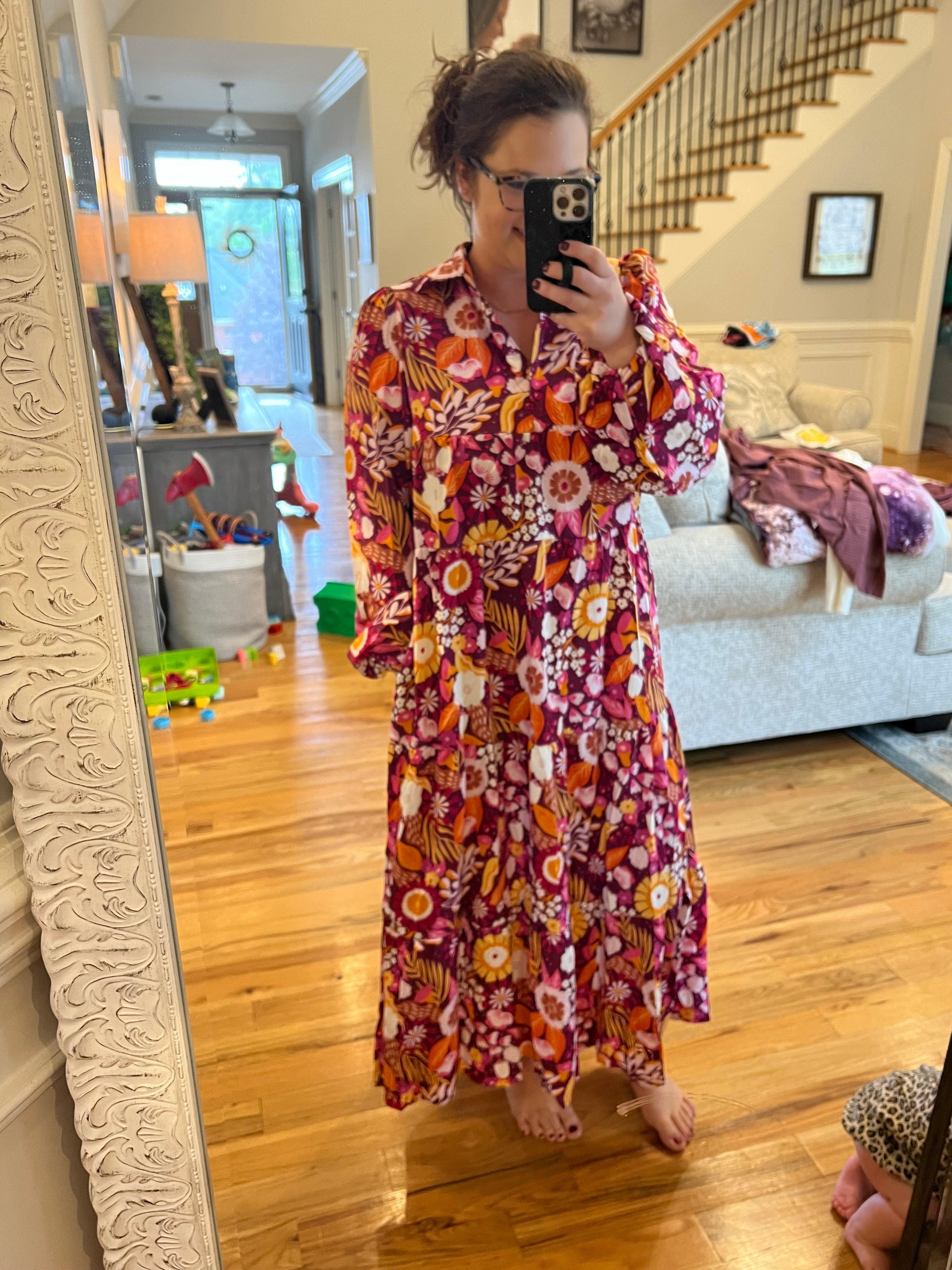 Fall Flowy Dress Product Image