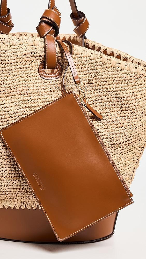 STAUD Squillo Raffia Tote | Shopbop Product Image