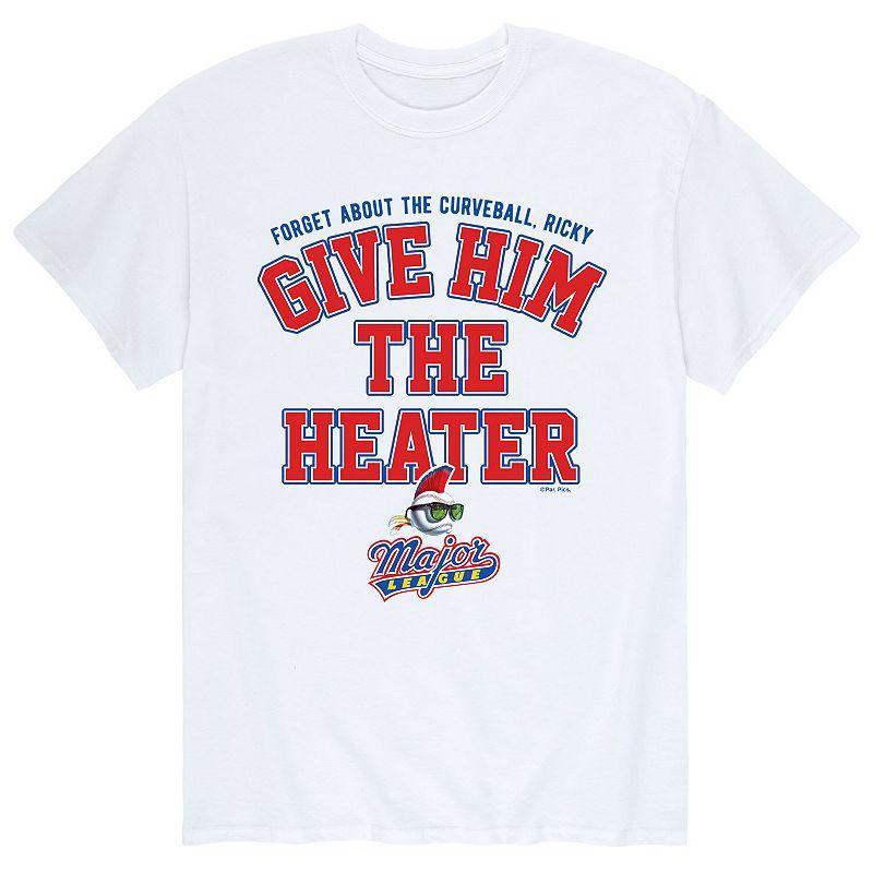 Mens Major League Give Him The Heater Baseball Tee Product Image