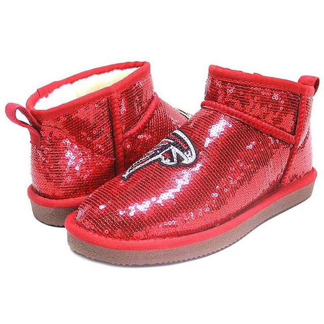 Womens Cuce Atlanta Falcons Sequin Ankle Boots Product Image