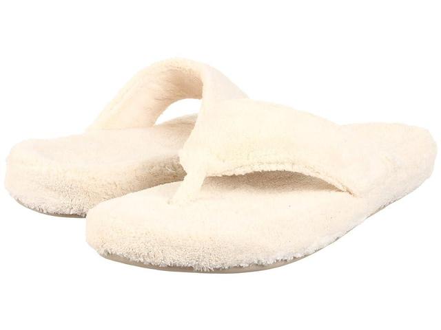 Acorn New Spa Thong (Natural Fabric-270) Women's Slippers Product Image