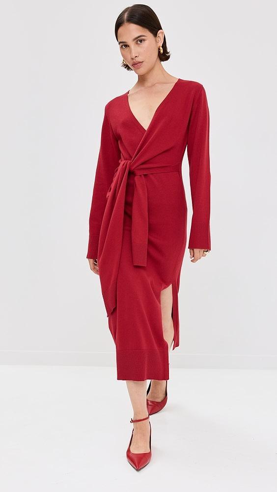 SIMKHAI Skyla Wrap Dress | Shopbop Product Image