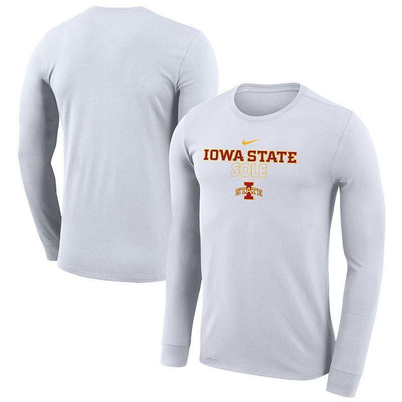 Nike Iowa State Cyclones On Court Bench Long Sleeve T-Shirt, Mens Product Image