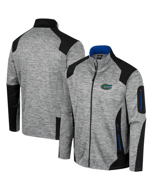 Mens Colosseum Gray Florida Gators Silberman Color Block Full-Zip Jacket Product Image