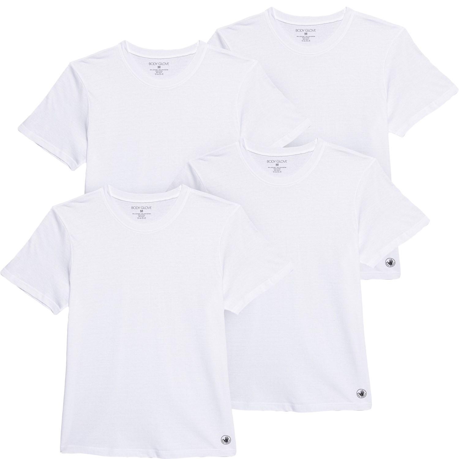 Body Glove Crew Neck Undershirts - 4-Pack, Short Sleeve product image