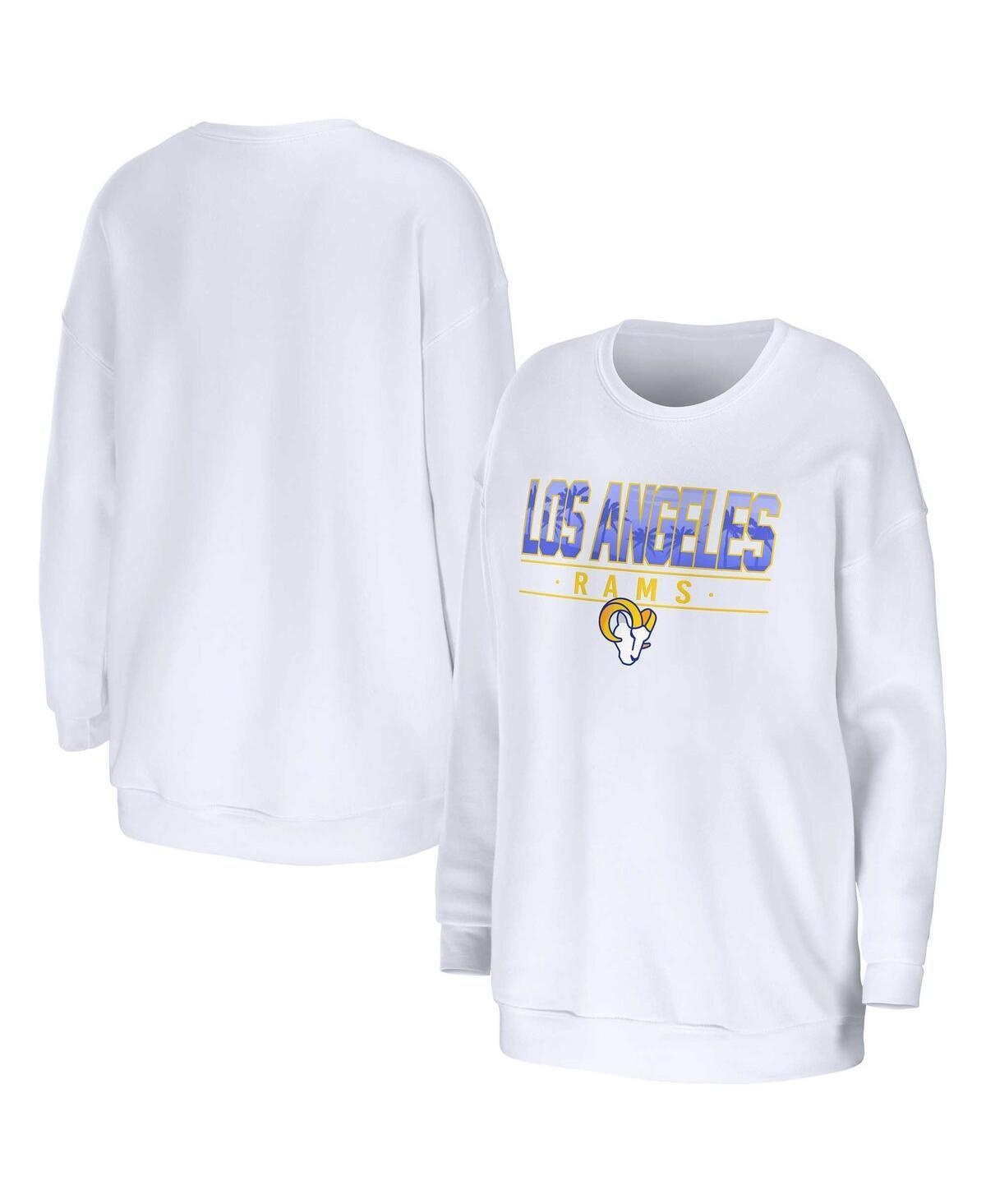 Womens WEAR by Erin Andrews Los Angeles Rams Domestic Pullover Sweatshirt Product Image