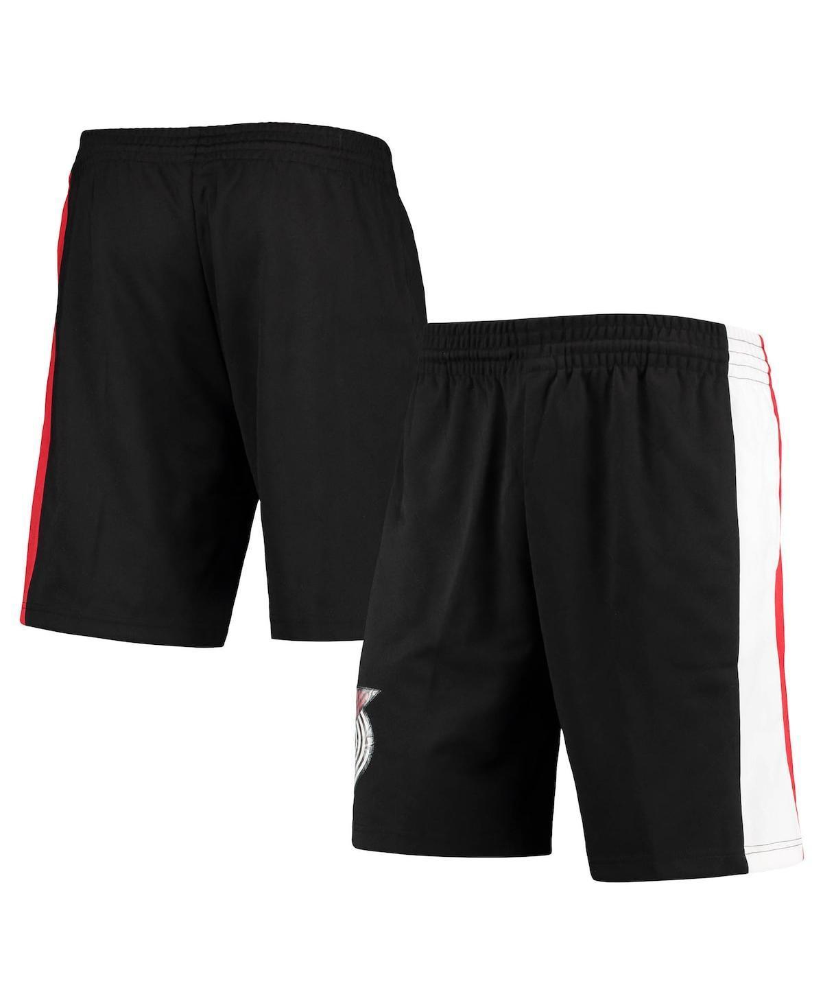 Mens Mitchell & Ness Black Portland Trail Blazers Hardwood Classics 75th Anniversary Swingman Shorts Product Image