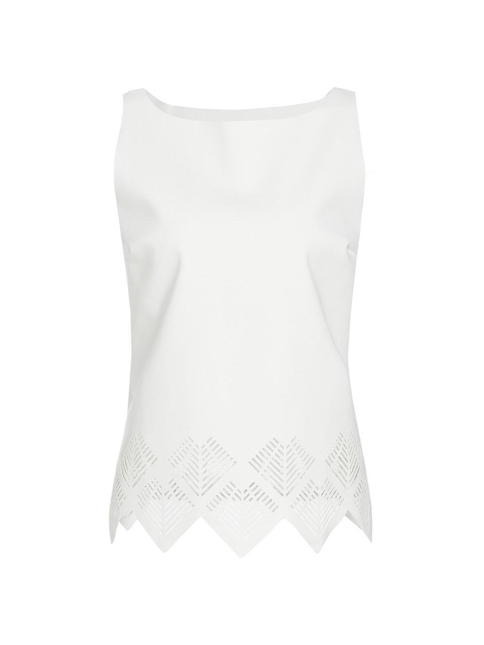 Womens Romoloa Laser-Cut Jersey Top Product Image