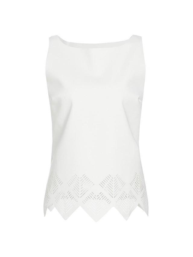 Womens Romoloa Laser-Cut Jersey Top Product Image