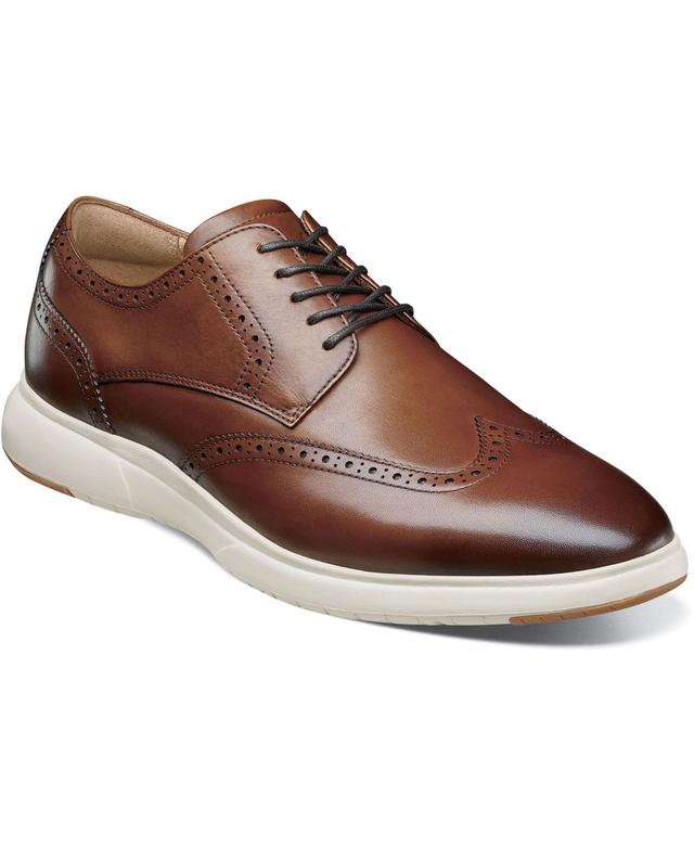 Florsheim Dash Wing Tip Sneaker Sole Oxford Smooth Leather/White Sole) Men's Shoes Product Image