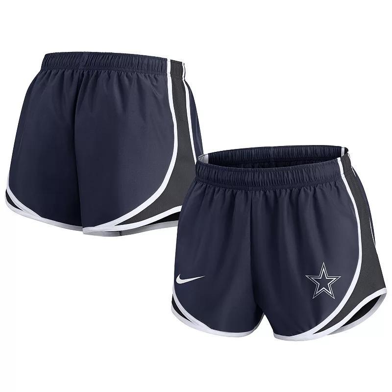 Womens Nike Navy Dallas Cowboys Plus Size Tempo Shorts Product Image