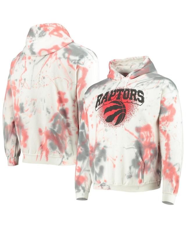 Mens Junk Food Cream Toronto Raptors Tie-Dye Pullover Hoodie Product Image