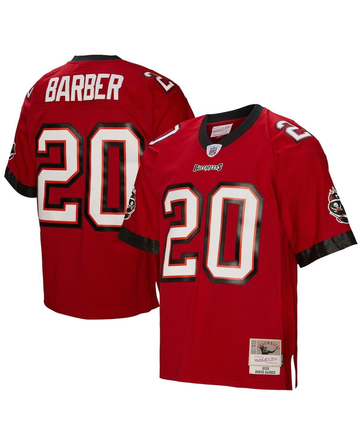 Mens Mitchell & Ness Ronde Barber Red Tampa Bay Buccaneers 2002 Legacy Retired Player Jersey - Red Product Image