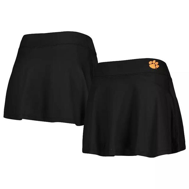 Womens ZooZatz Black Clemson Tigers Flowy Skort Product Image