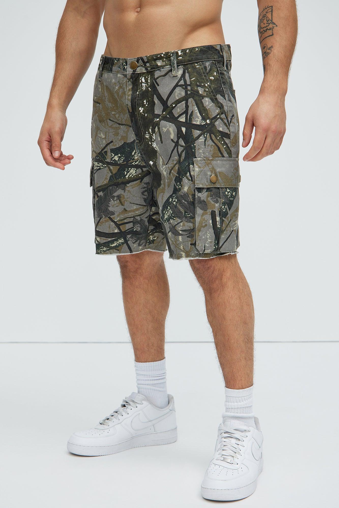 In The Wild Cargo Shorts - Brown/combo Product Image