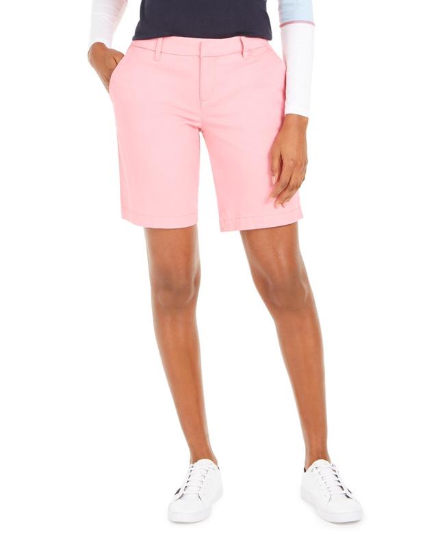 Tommy Hilfiger Womens Th Flex 9 Inch Hollywood Bermuda Shorts Product Image