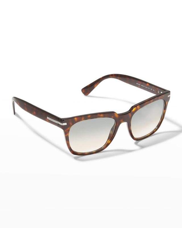 Mens 04ys Oval Acetate Sunglasses Product Image