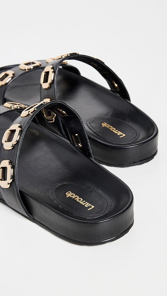 Larroudé Milan Slides | Shopbop Product Image