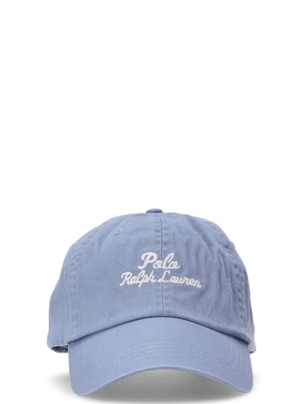 Logo Embroidered Baseball Cap In Blue Product Image