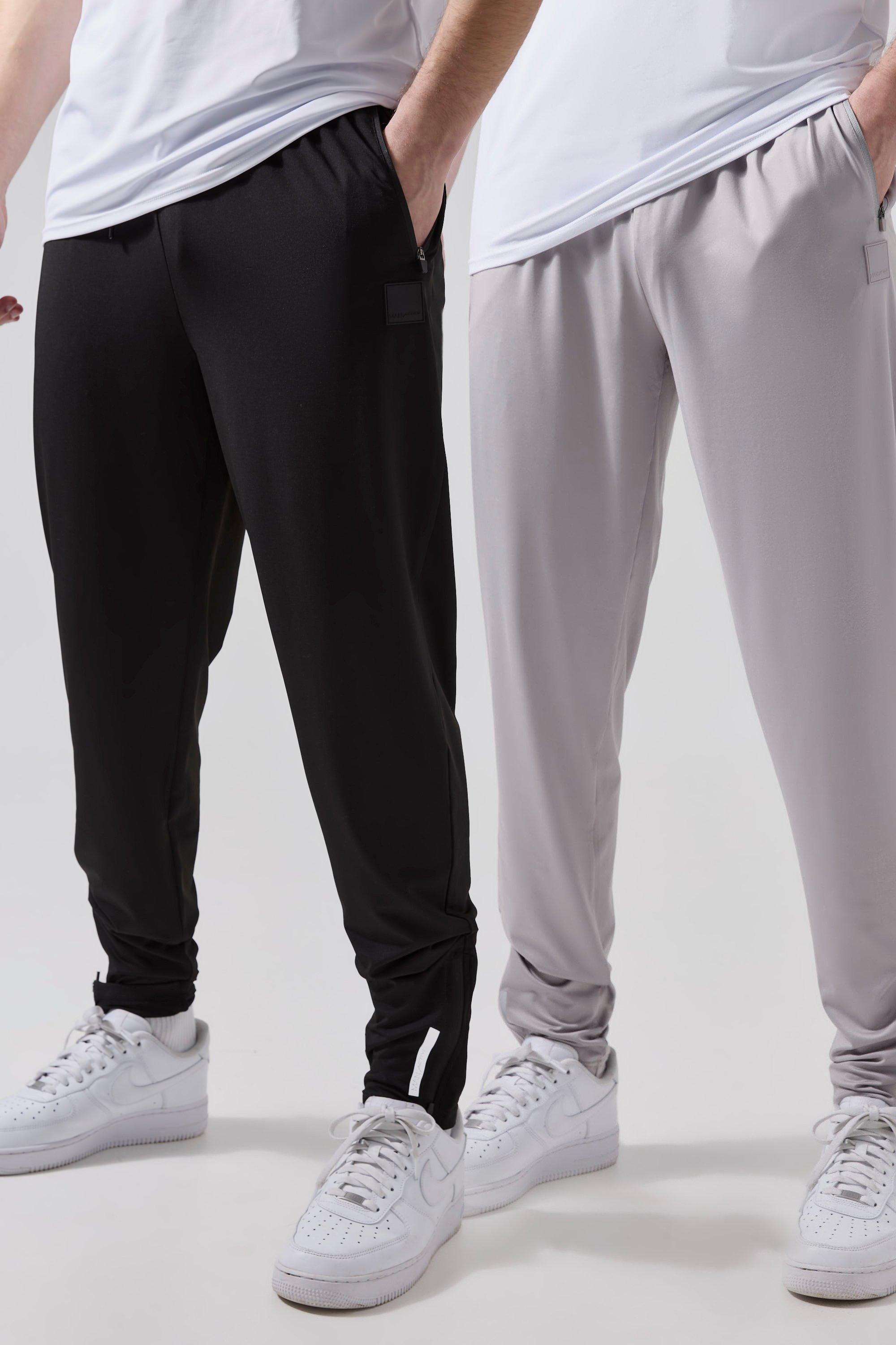 Tall Man Active Gym Performance Jogger 2 Pack | boohooMAN USA Product Image