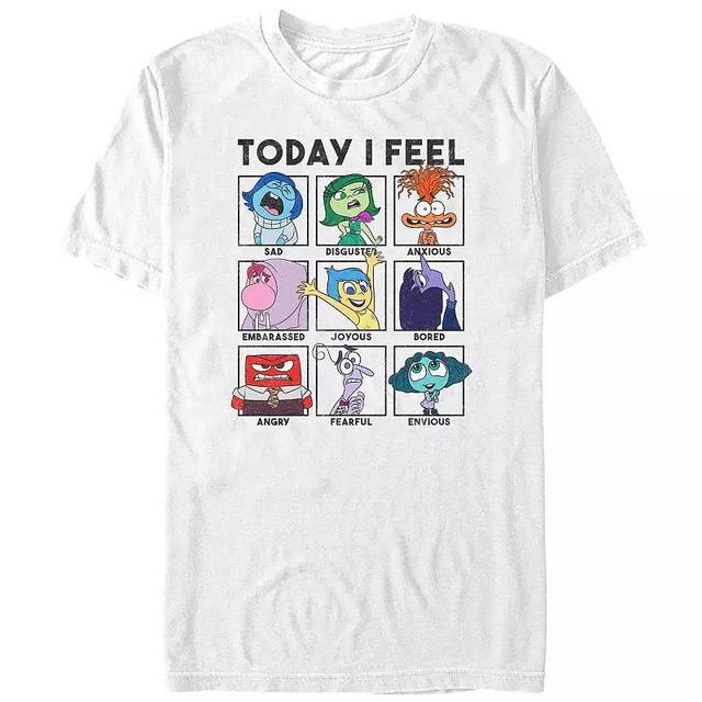 Mens Inside Out 2 Today I Feel Group Shot Emotion Boxes Graphic Tee Product Image