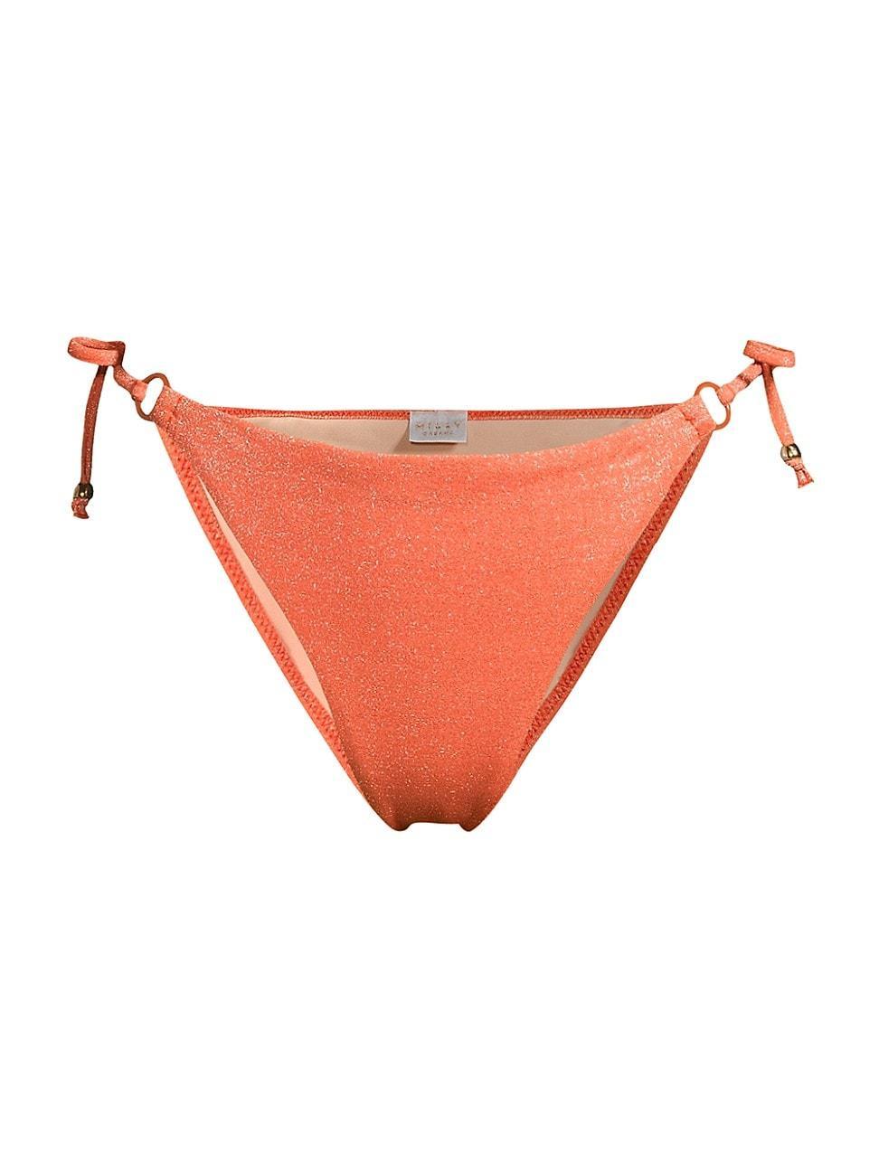 Womens Metallic Ring Bikini Bottoms Product Image