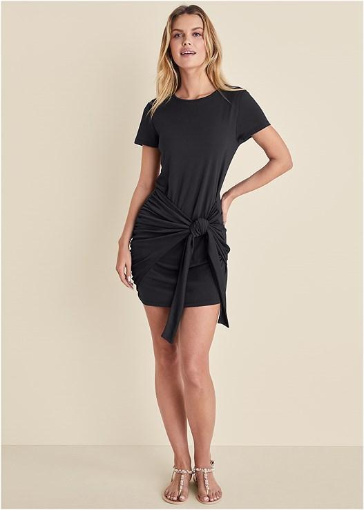 Wrap-Front T-Shirt Dress Product Image