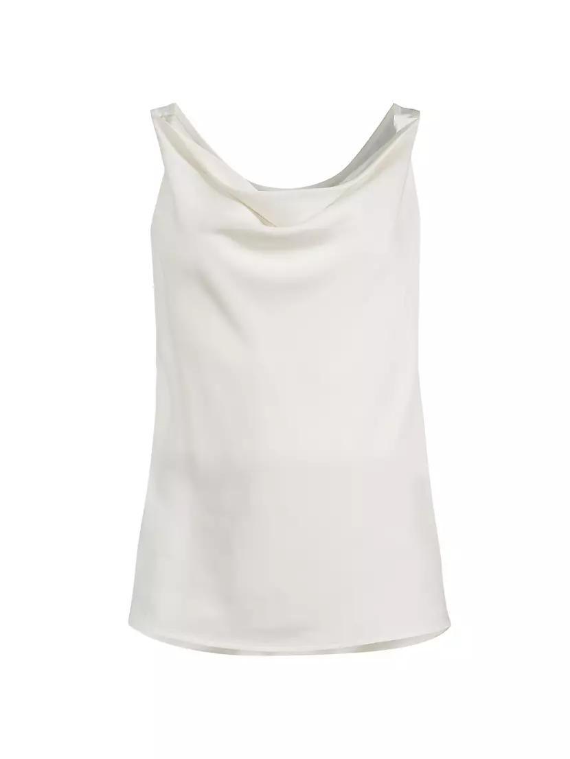 Crepe Drape Tank Top Product Image