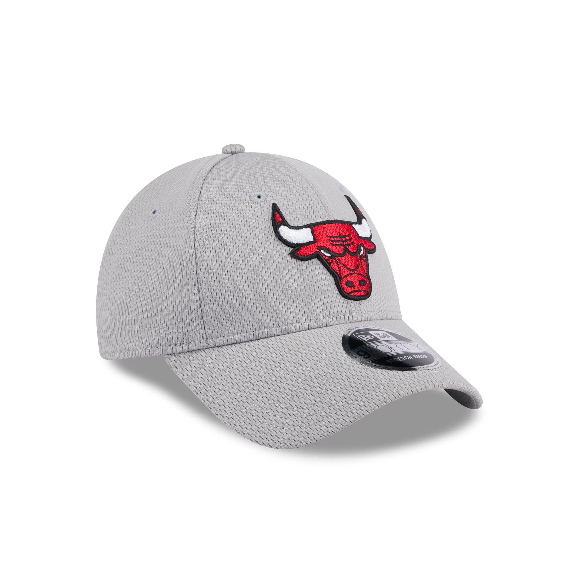 Chicago Bulls Gray 9FORTY Stretch-Snap Hat Male Product Image