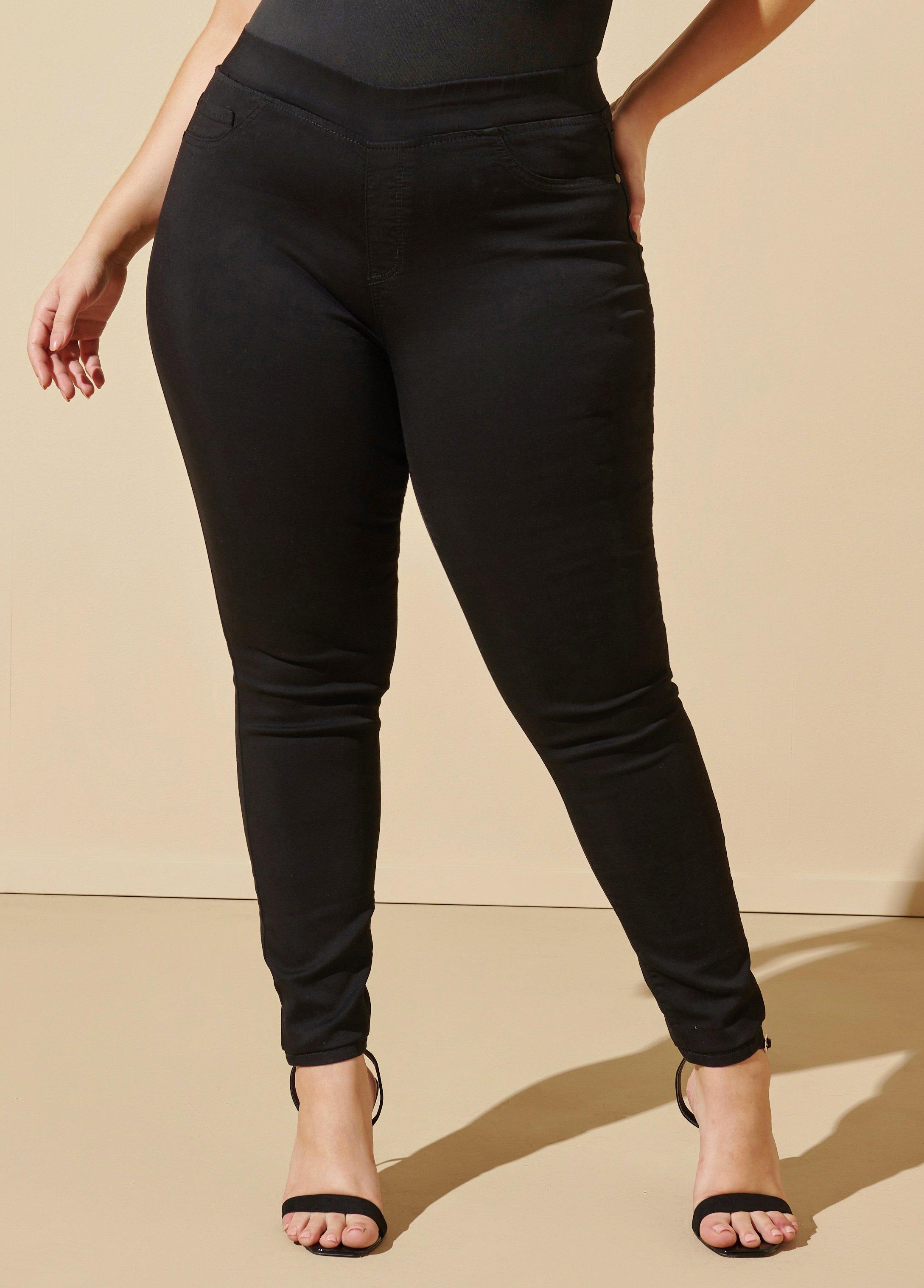 Black Iconic Pull On Jegging Product Image