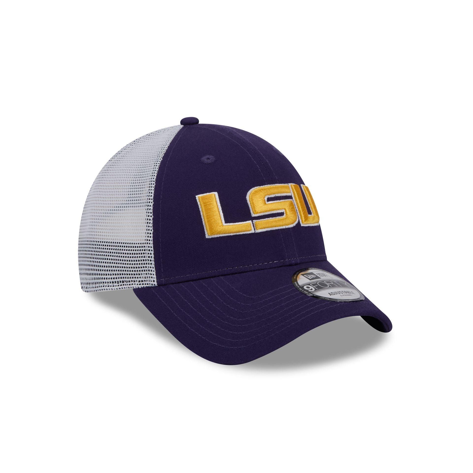 LSU Tigers Purple 9FORTY Trucker Hat Male Product Image