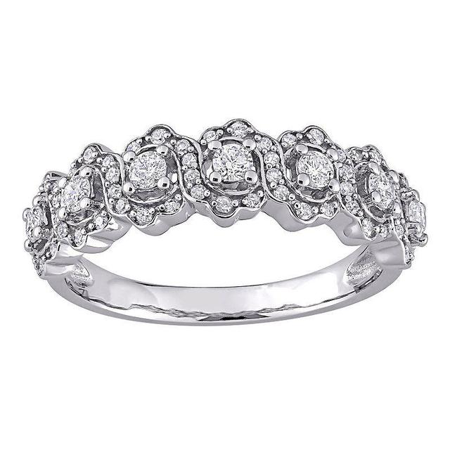 Stella Grace 10k White Gold 1/2 Carat T.W. Diamond Ring, Womens Product Image