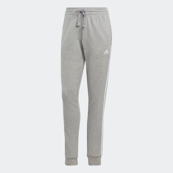 Essentials 3-Stripes French Terry Cuffed Pants Product Image