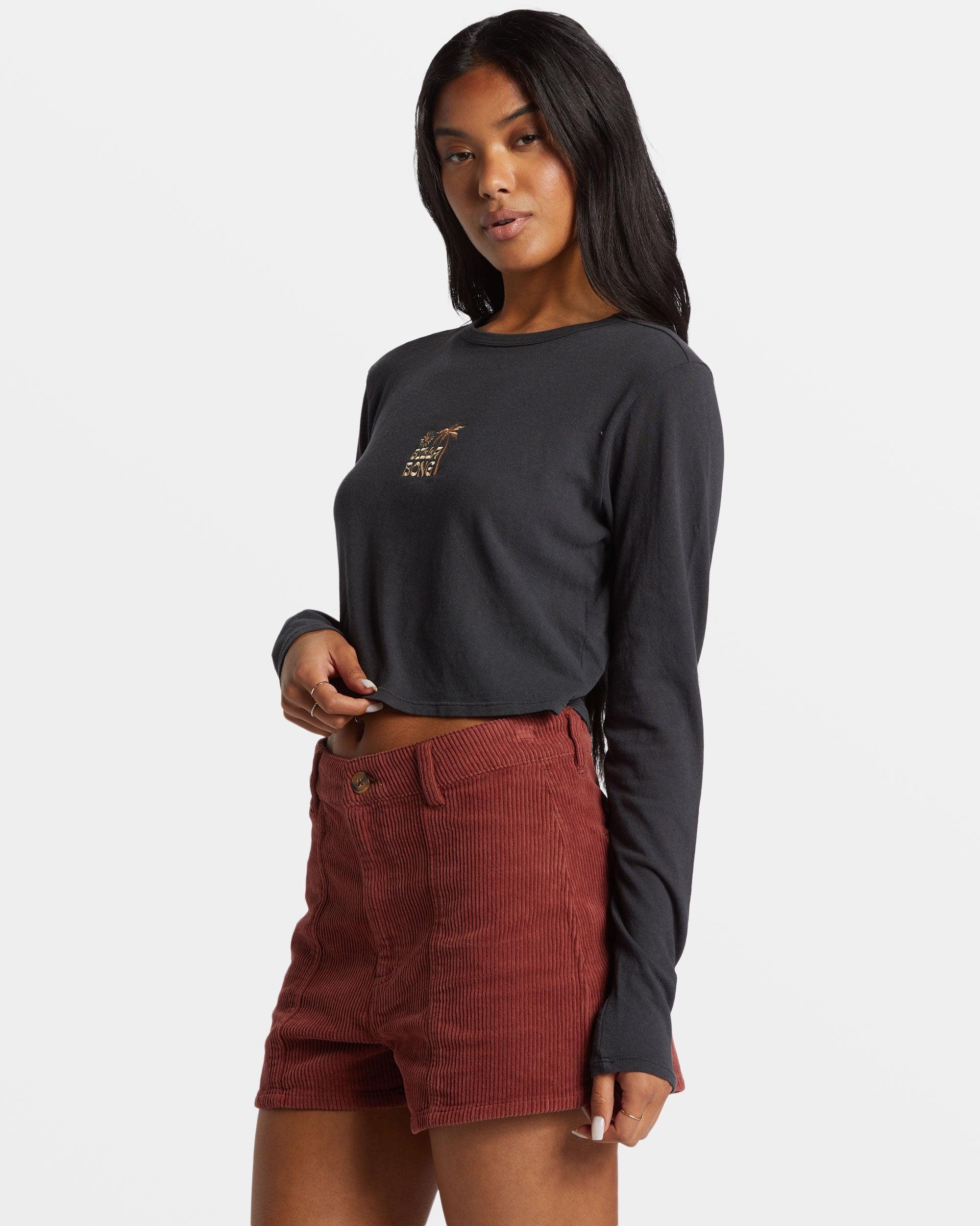 Free Fall Corduroy Short - Choc Chip Female Product Image