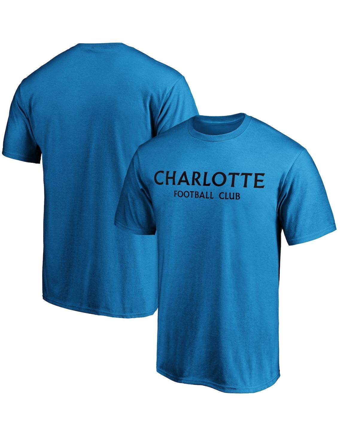 Mens Fanatics Black Charlotte Fc Wordmark T-shirt Product Image