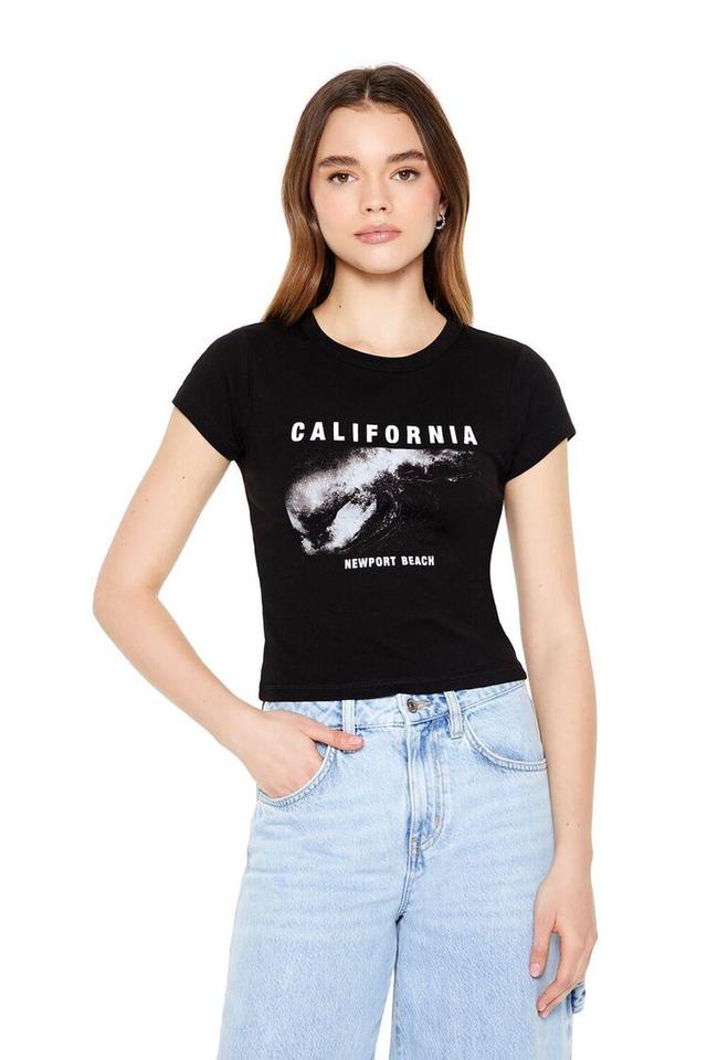 California Graphic Cropped Tee | Forever 21 Product Image