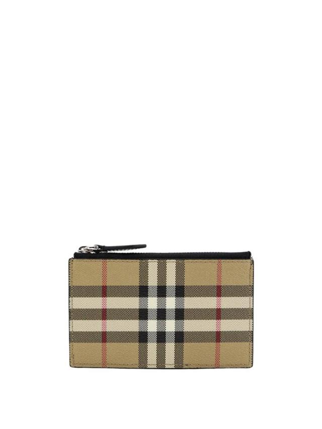 Vintage Check Zipped Wallet In Multi Product Image