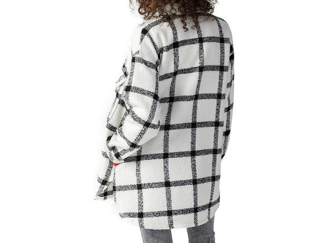 Sanctuary Midi Shacket (Looking Glass Plaid) Women's Clothing Product Image