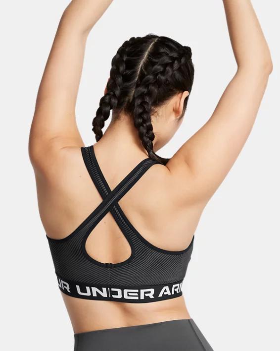 Women's Armour® Mid Crossback Printed Sports Bra Product Image