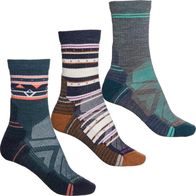 SmartWool Hike Light Cushion Hiking Socks - 3-Pack, Merino Wool, Crew (For Women) Product Image