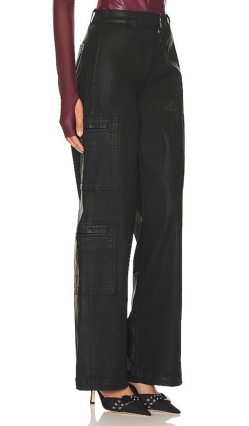 Womens Wide-Leg Cargo Jeans Product Image