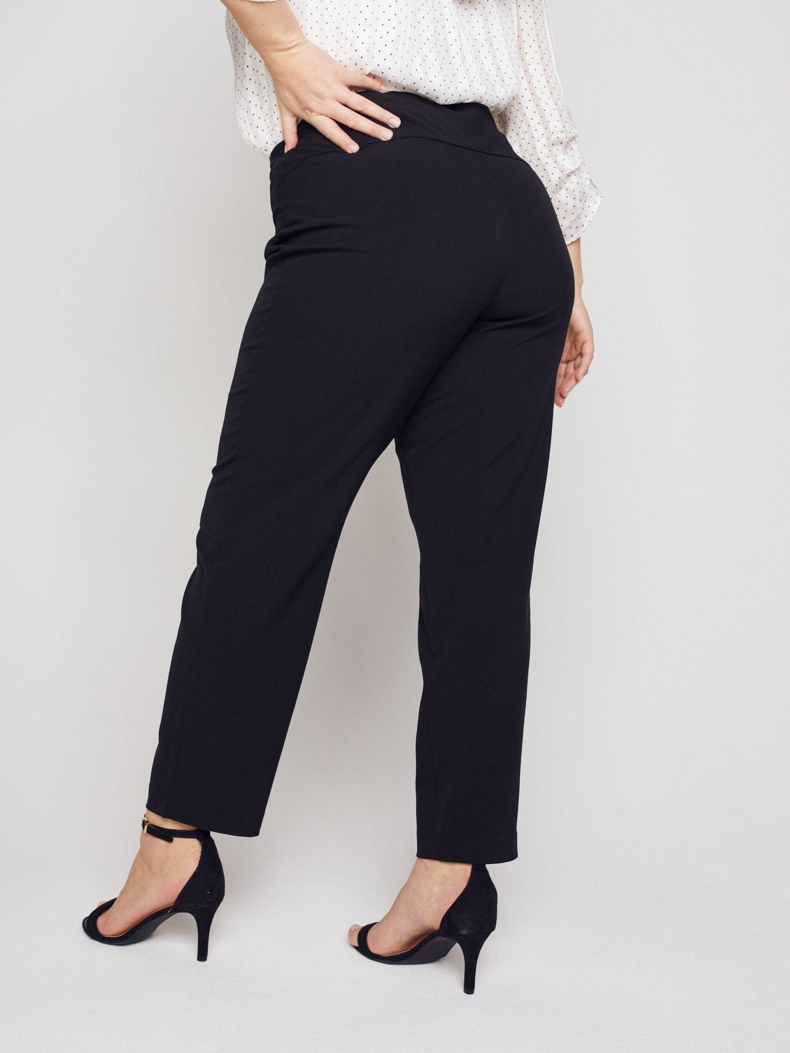 Roz & Ali Secret Agent Pants with Slim Leg & Wide Waistband - Plus Product Image