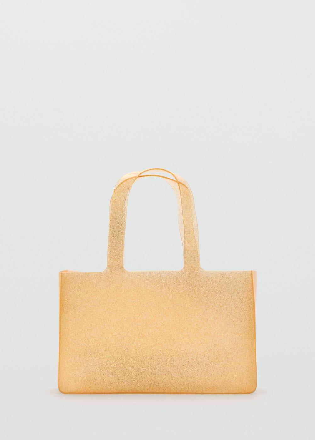 Semi-transparent shiny bag - Women | MANGO USA Product Image