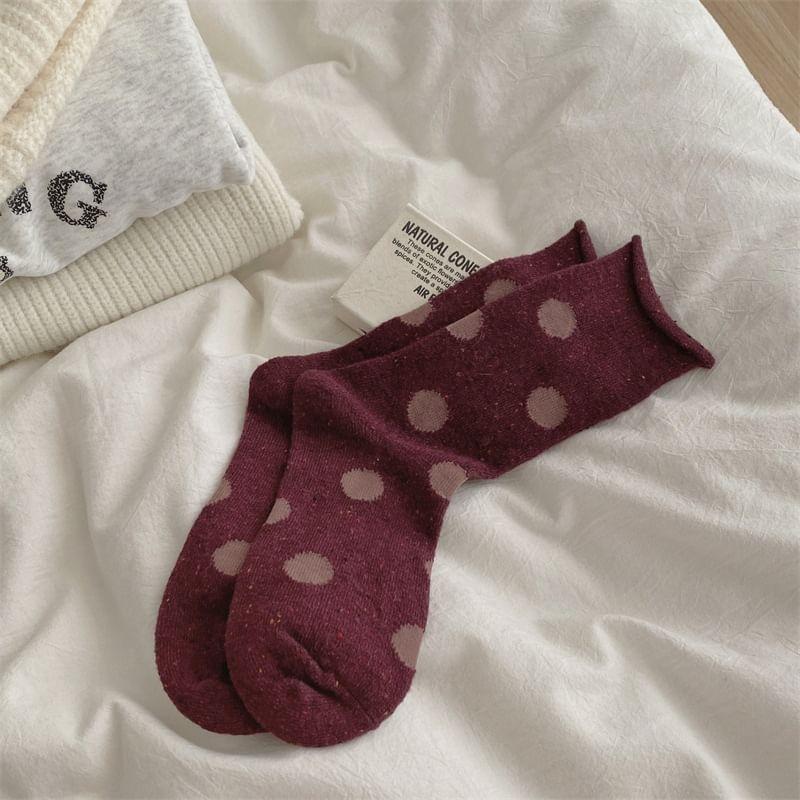 Dotted Short Socks Product Image