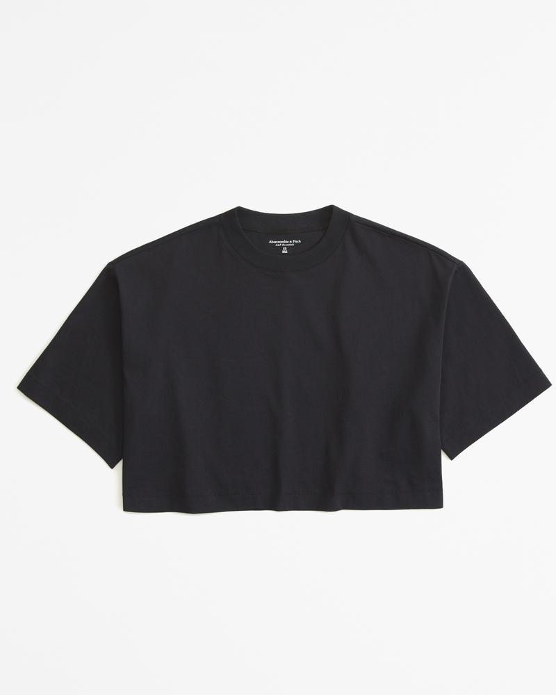 Essential Premium Polished Cropped Tee Product Image