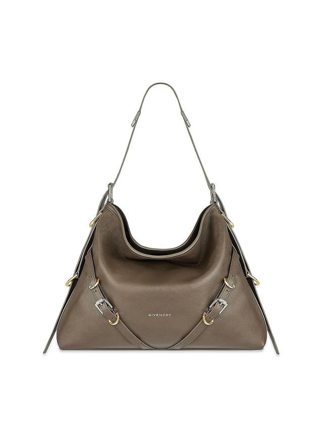 Medium Voyou Shoulder Bag in Leather Product Image